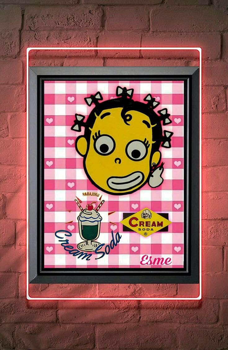 Cream soda ポスター CREAM SODA NITE ポスター特大 激レア 約102×72cm